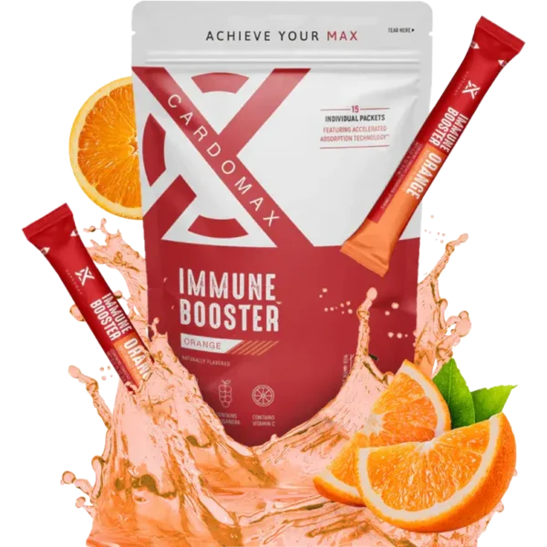 Suplemento inmune booster naranja para refuerzo del sistema inmunitario